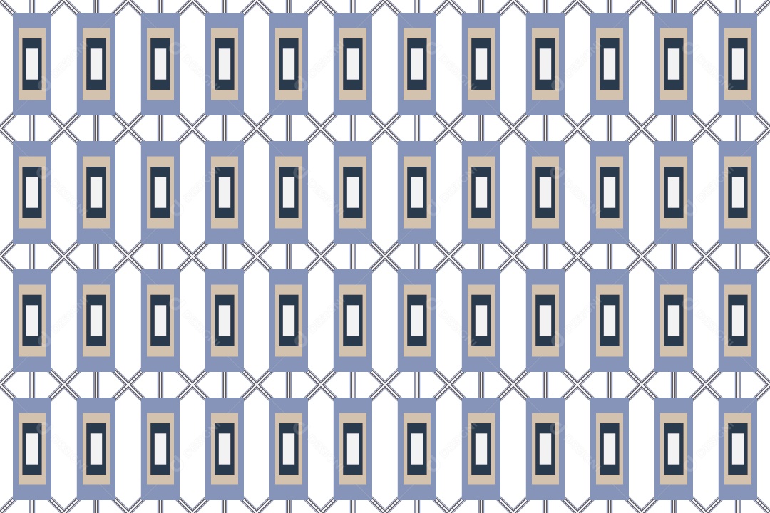 Ornamento Geométrico Abstrato Decorativo Vetor EPS