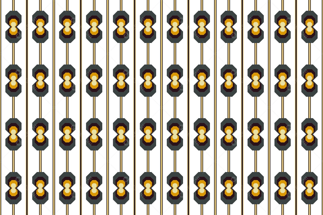 Ornamento Geométrico Abstrato Decorativo Vetor EPS