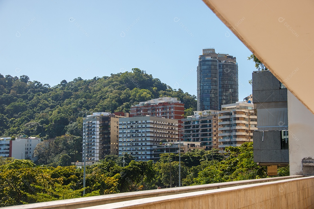 Vista da lagoa rodrigo de freitas no Rio de Janeiro Brasil.