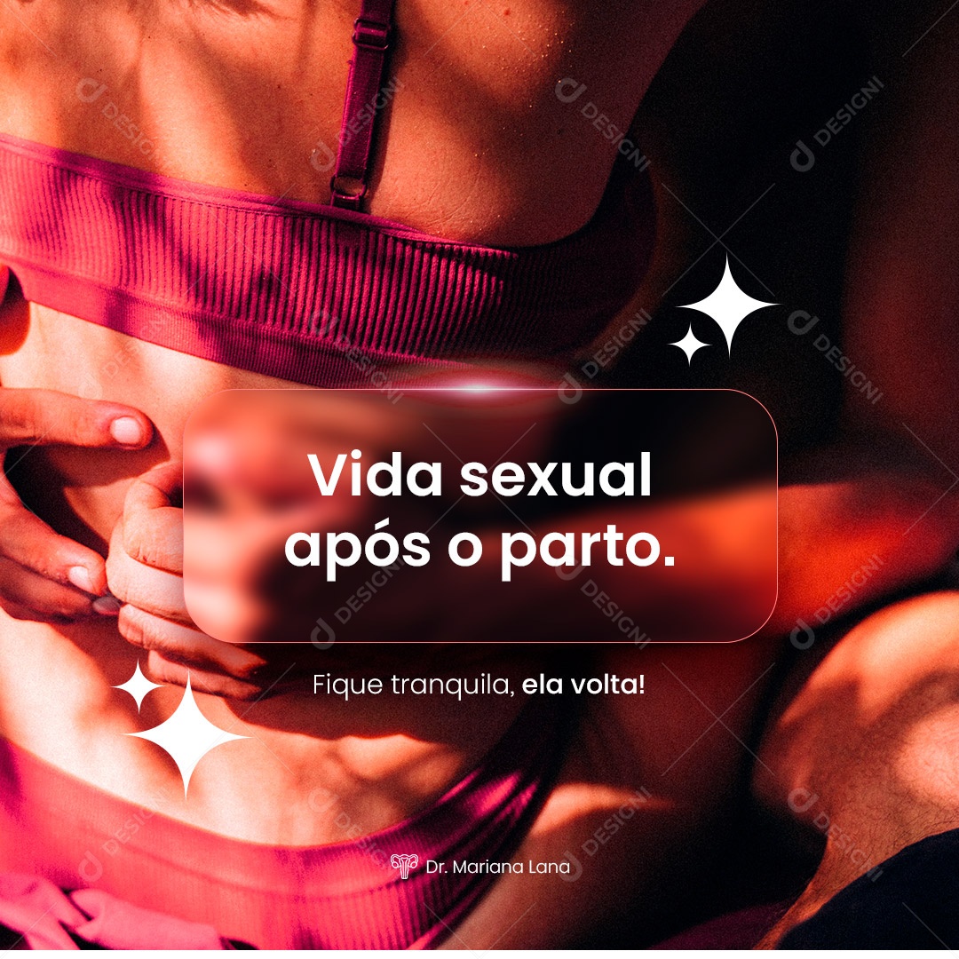Vida Sexual Após O Parto Clínica Feminina Social Media PSD Editável