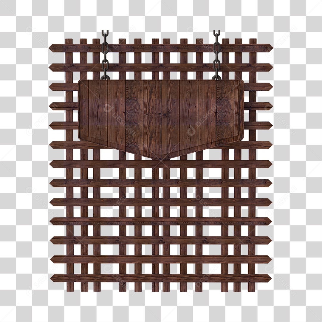 Placa De Madeira Elemento 3D Para Composição PNG Transparente