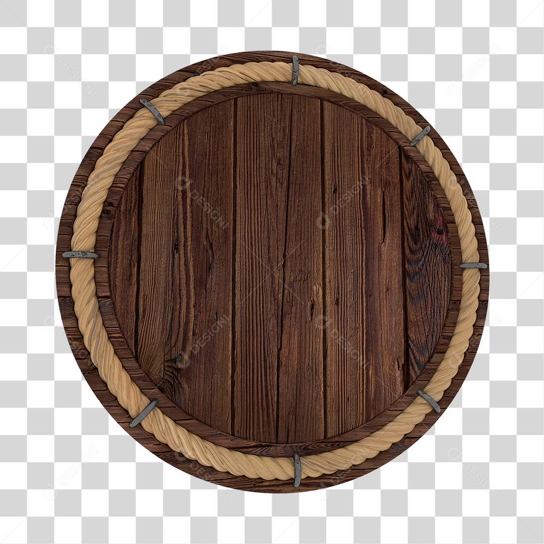 Placa De Madeira Elemento 3D Para Composição PNG Transparente
