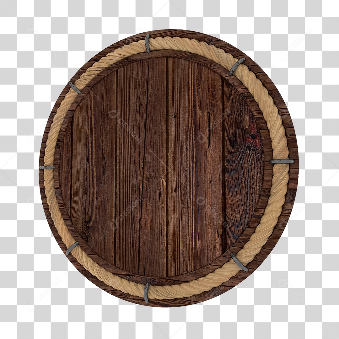 Placa De Madeira Elemento 3D Para Composição PNG Transparente