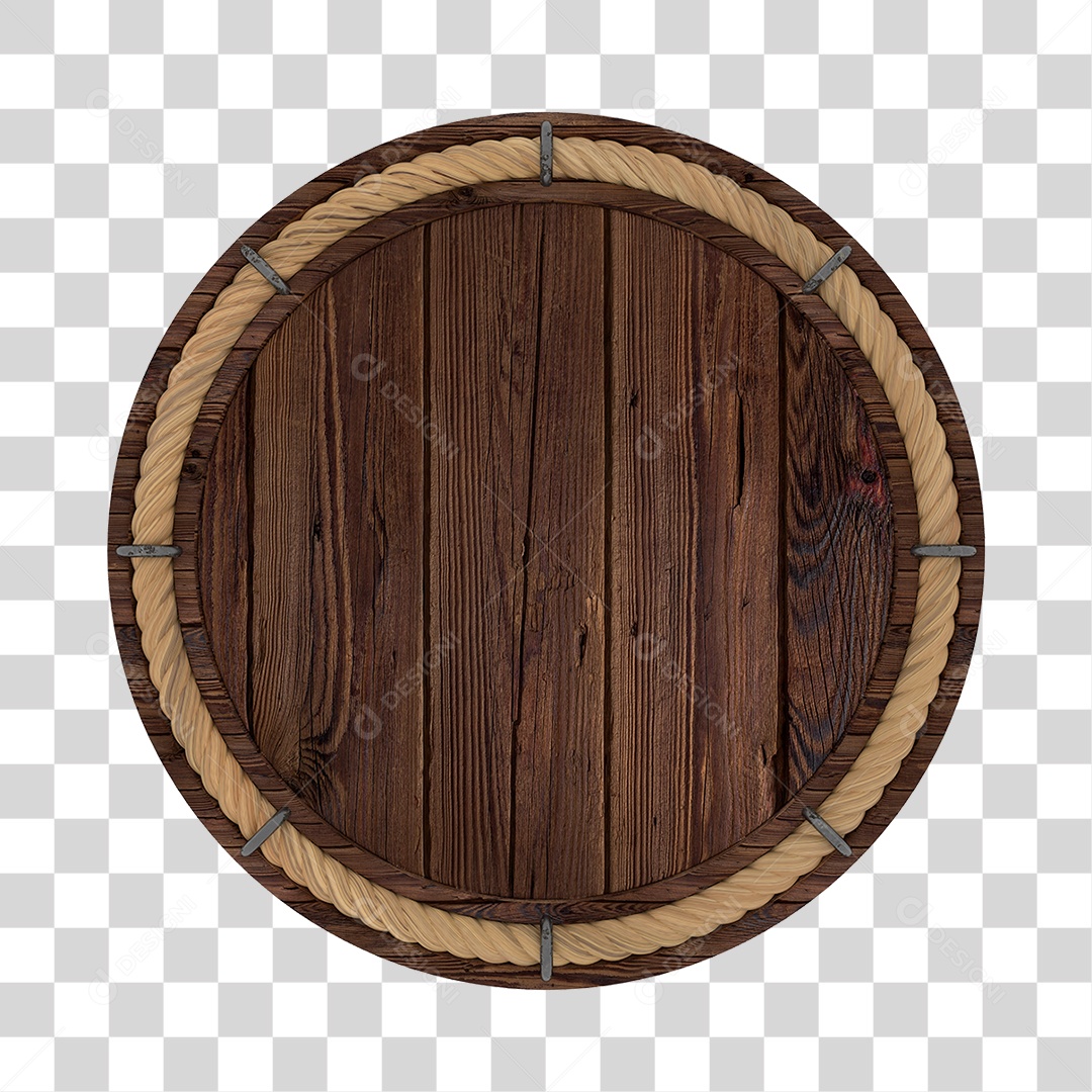 Placa De Madeira Elemento 3D Para Composição PNG Transparente