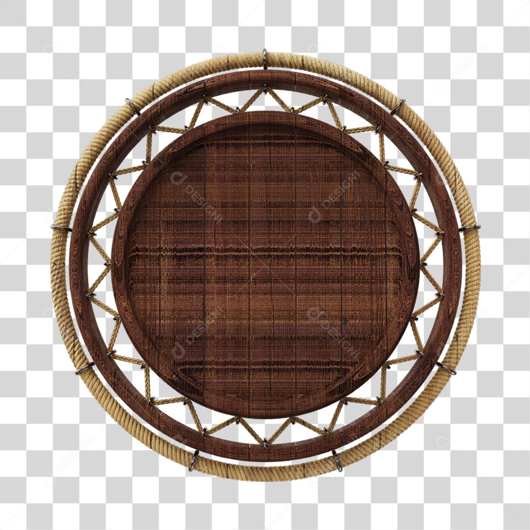 Placa De Madeira Elemento 3D Para Composição PNG Transparente
