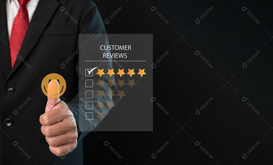 Conceito de Pesquisa de Satisfação do Cliente, aplicativo on-line de classificação de experiência de serviço, avaliação do cliente, qualidade do serviço do produto, revisão de feedback de satisfação, qualidade muito boa.