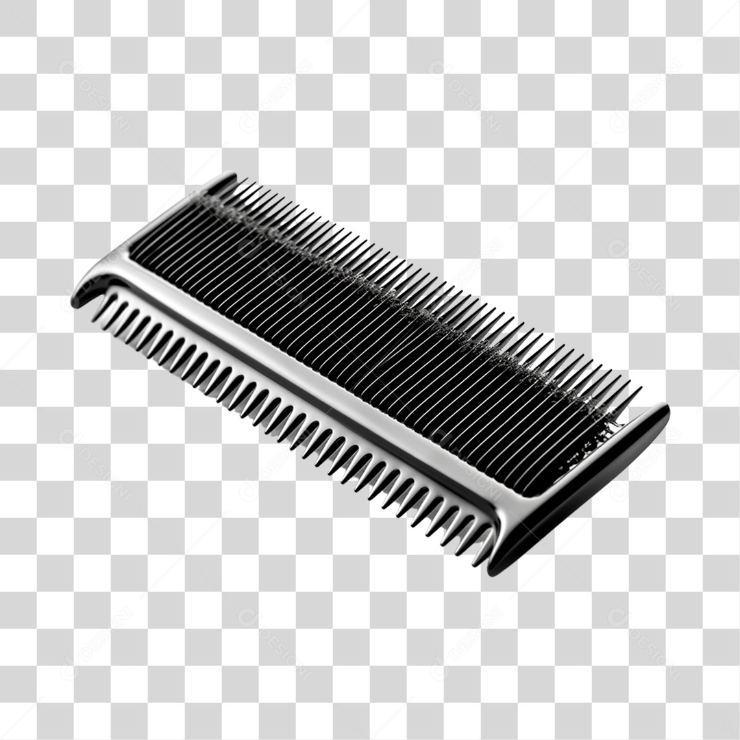 Objeto 3D Pente Salão Barbeiro Para Composição PNG Transparente