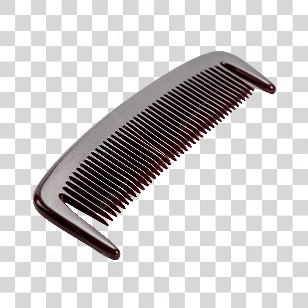 Objeto 3D Pente Salão Barbeiro Para Composição PNG Transparente
