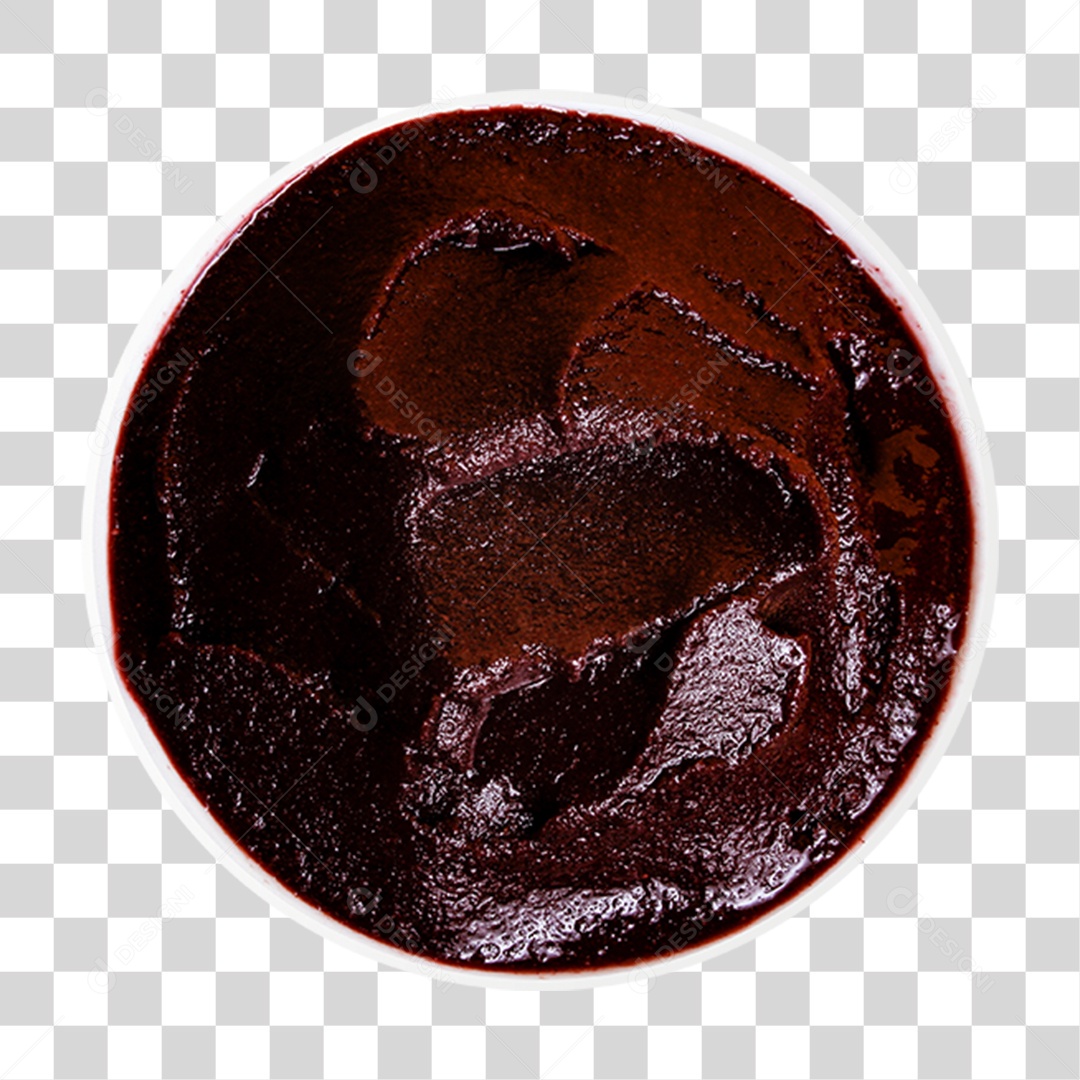 Açaí Delicioso em Tigela PNG Transparente