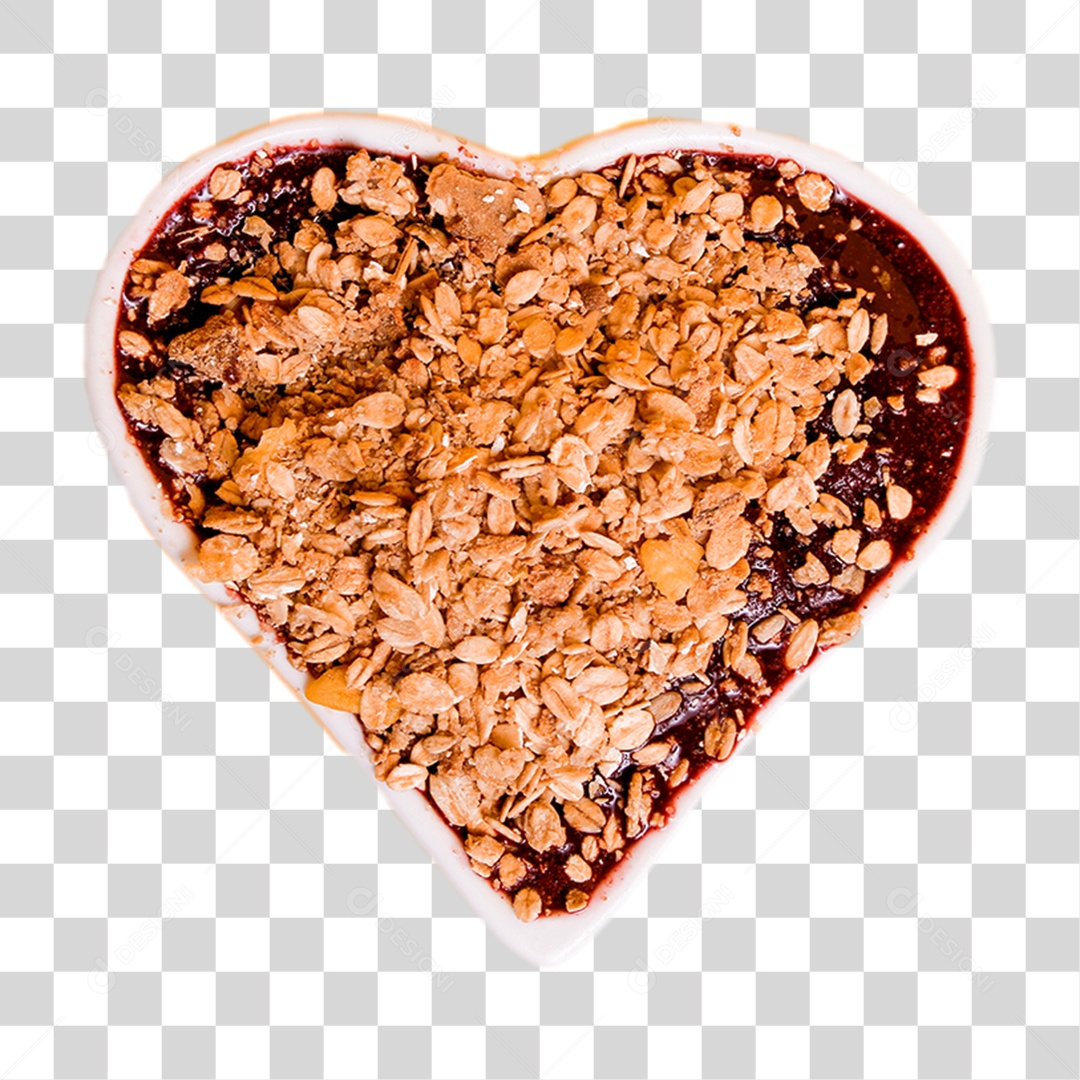 Açaí Delicioso em Tigela PNG Transparente