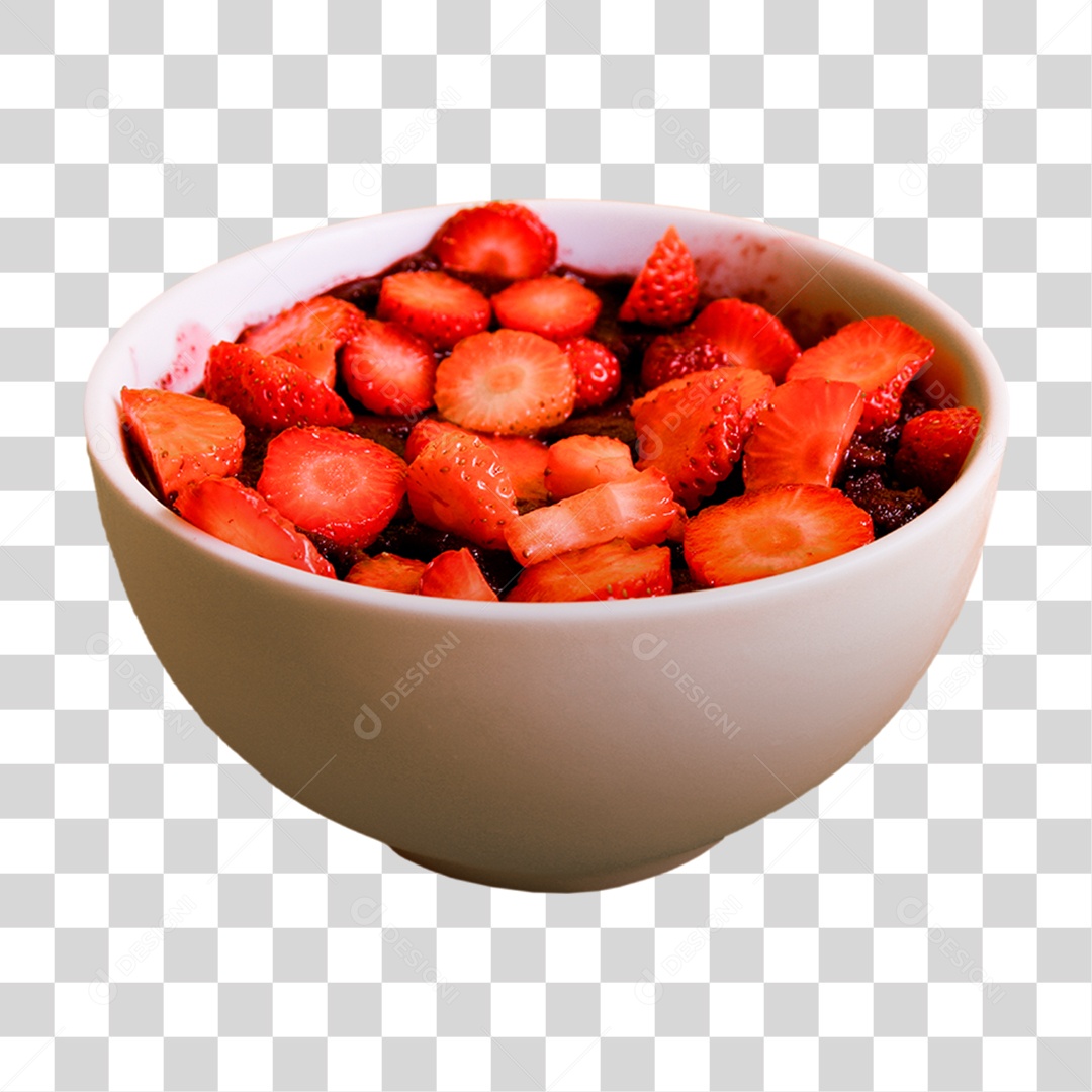 Açaí Delicioso em Tigela PNG Transparente