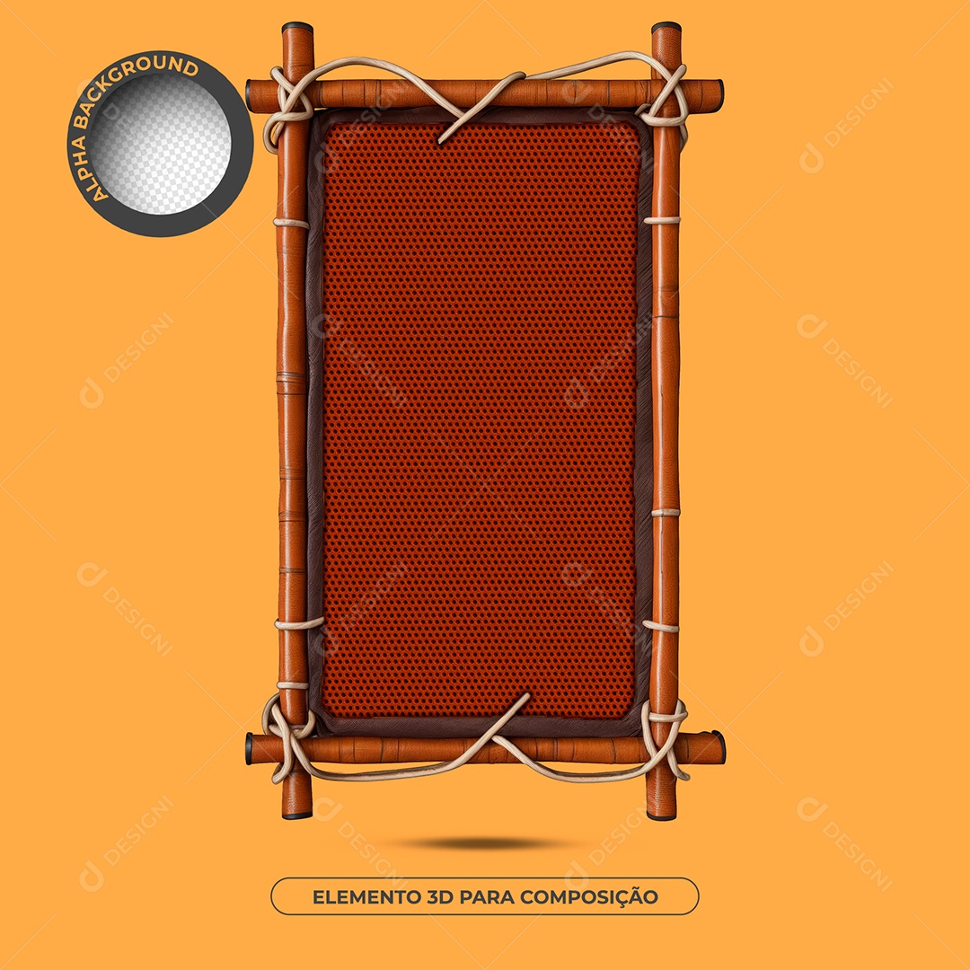 Placa De Madeira Elemento 3D Para Composição PSD
