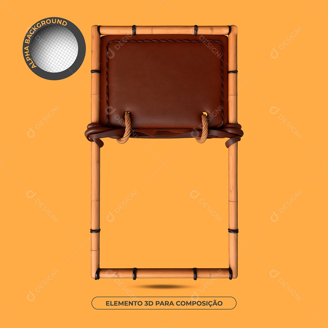 Placa De Madeira Elemento 3D Para Composição PSD