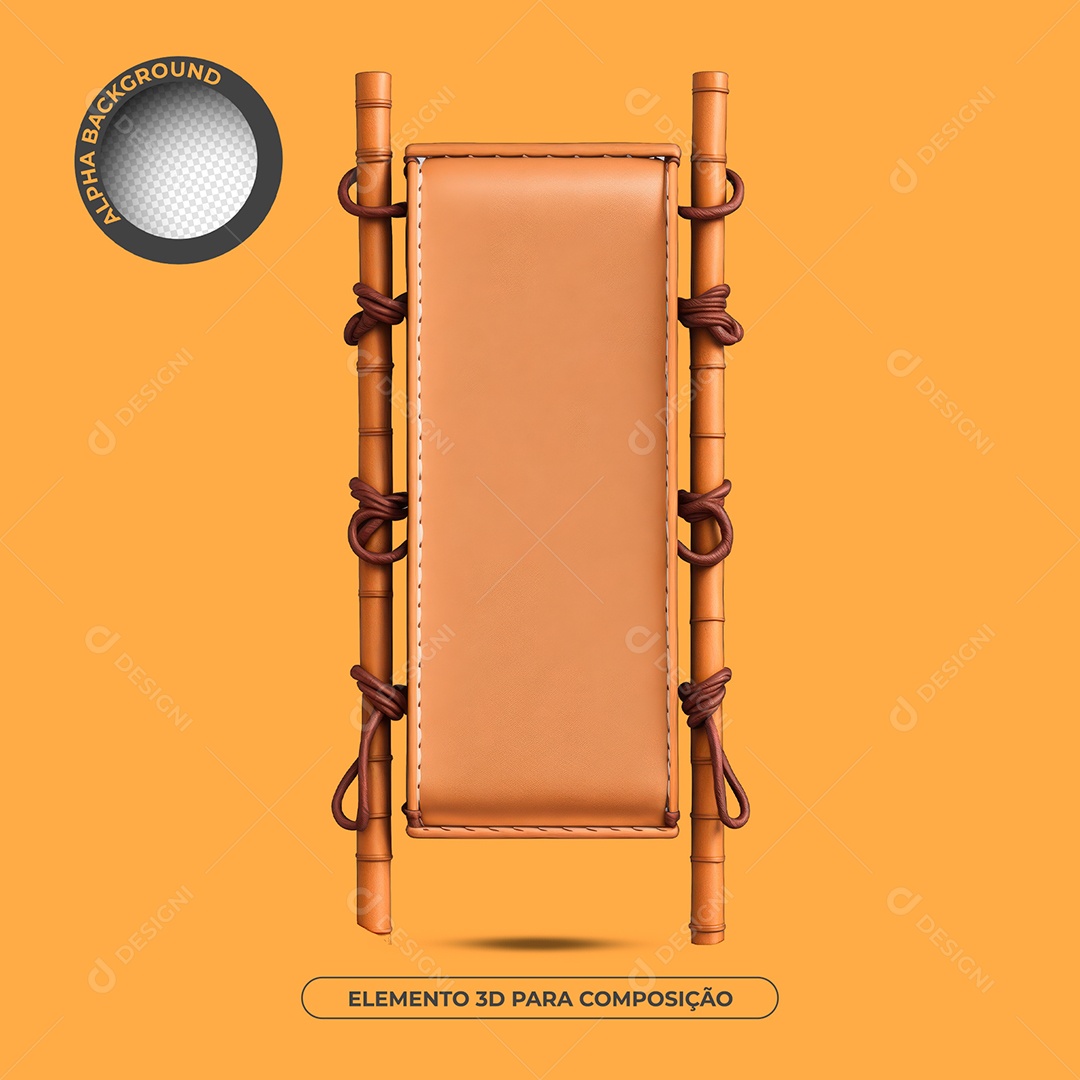 Placa De Madeira Elemento 3D Para Composição PSD