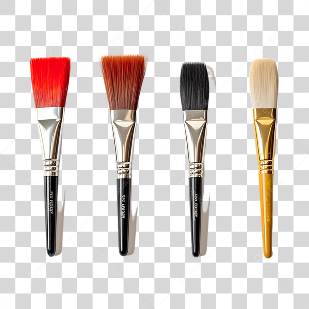 Pincel de Tinta Para Composição PNG Transparente