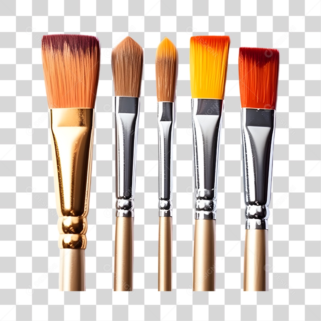 Pincel de Tinta Para Composição PNG Transparente