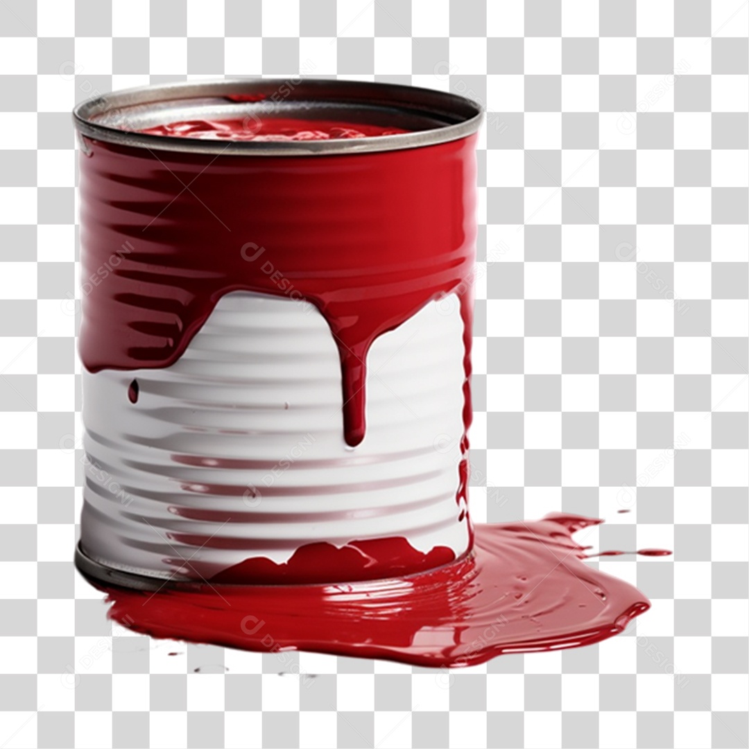 Lata de Tinta Para Composição PNG Transparente