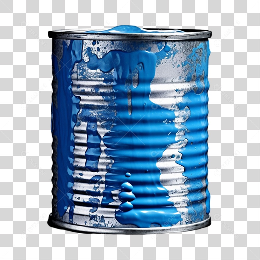 Lata de Tinta Para Composição PNG Transparente