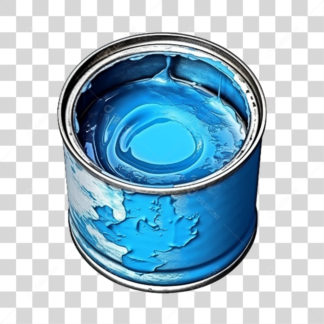 Lata de Tinta Para Composição PNG Transparente