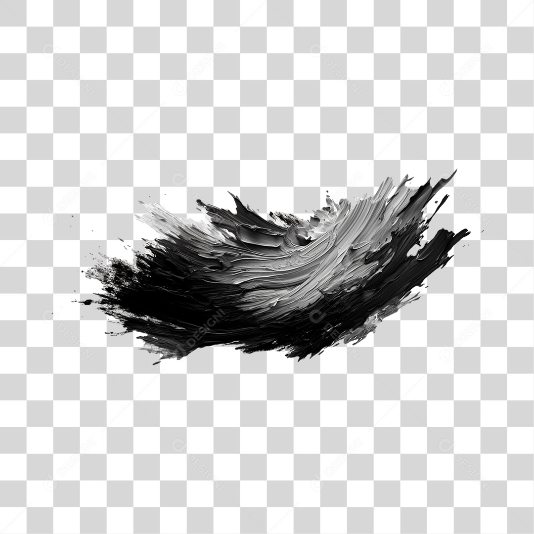 Splash de Tinta Para Composição PNG Transparente