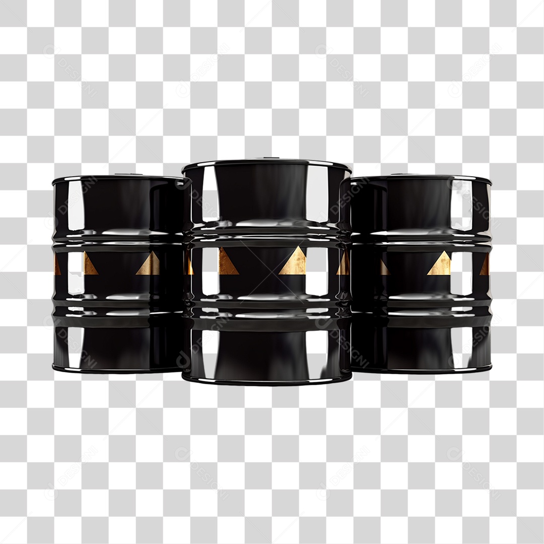 Tambor de Óleo PNG Transparente