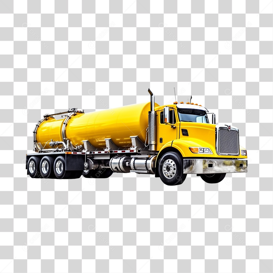 Caminhão Para Transporte de Combustível PNG Transparente