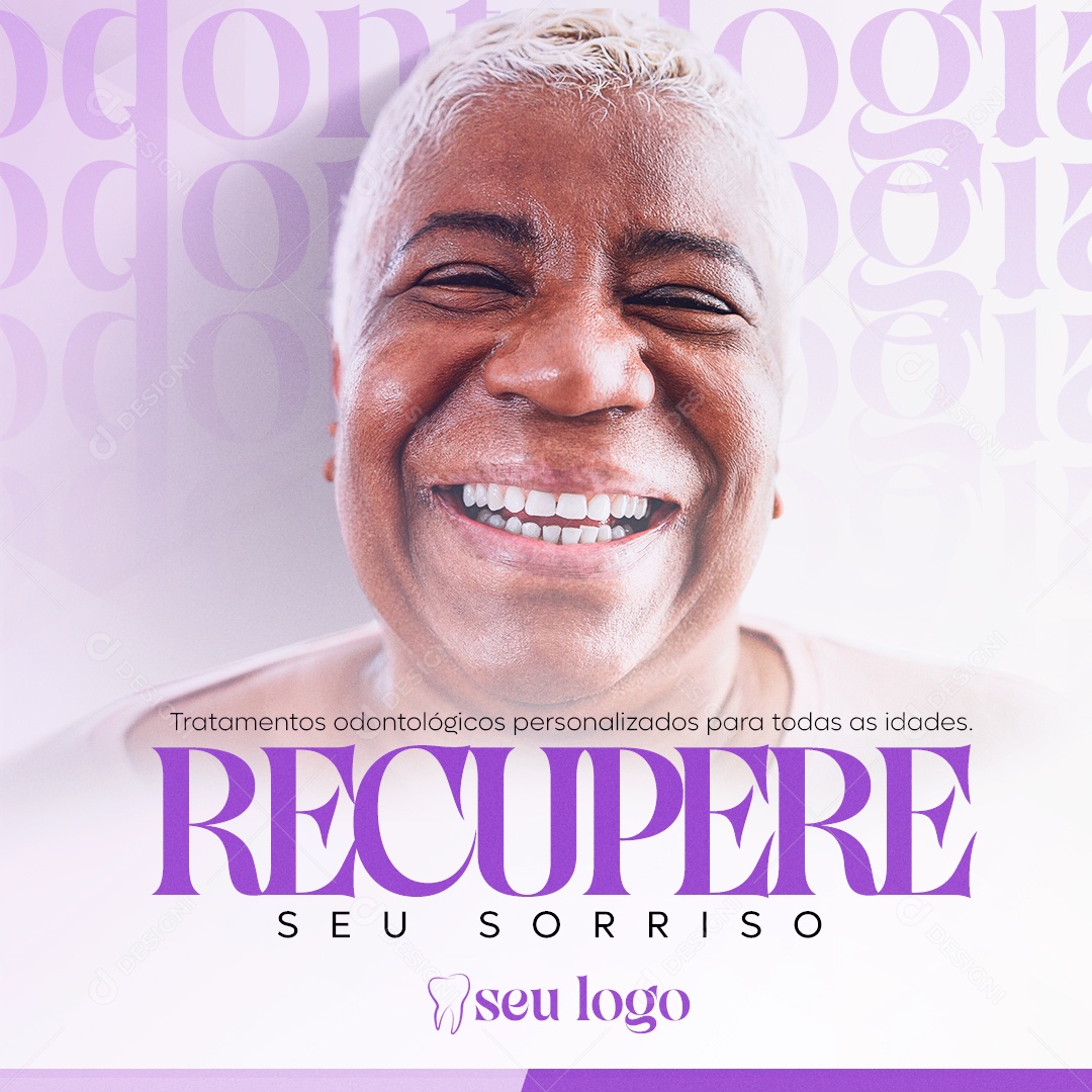 Social Media Recupere Seu Sorriso PSD Editável