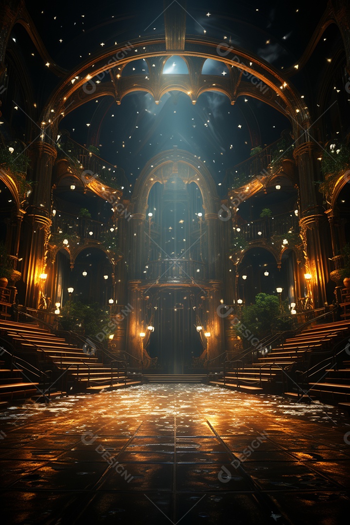 Cenário fundo futurista