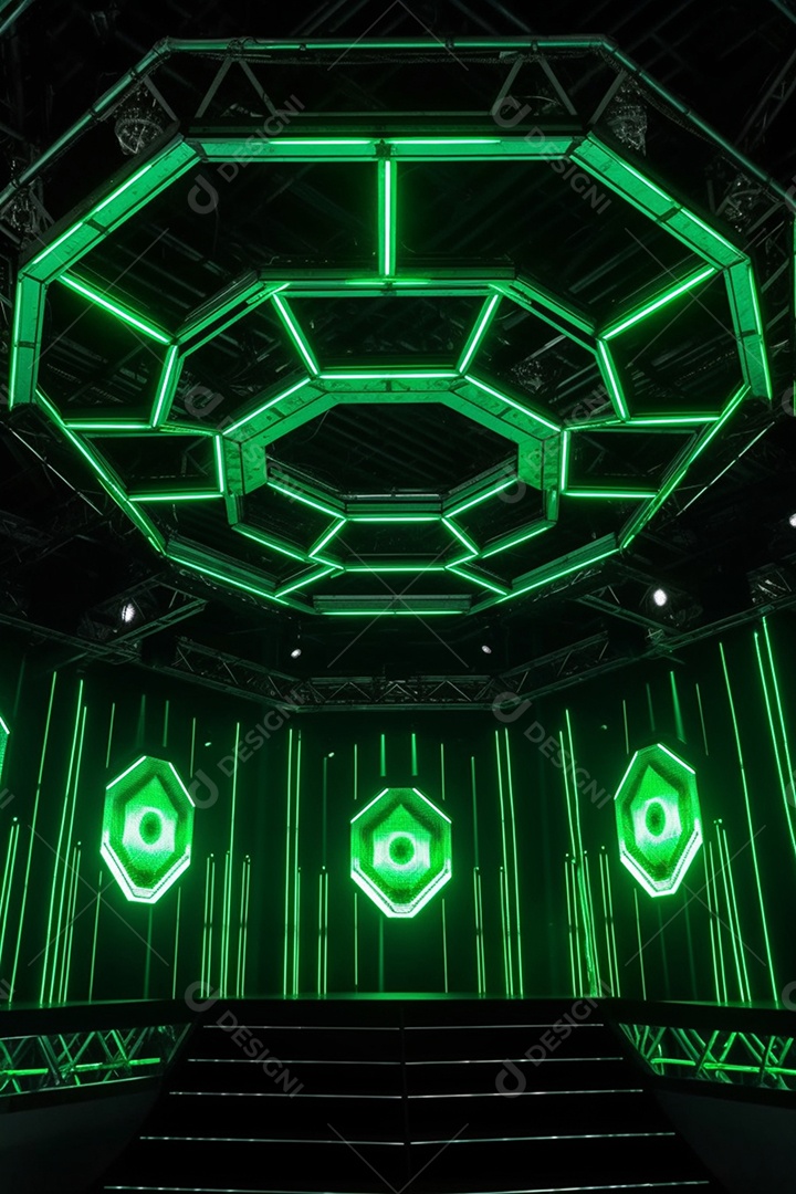 Cenário fundo futurista