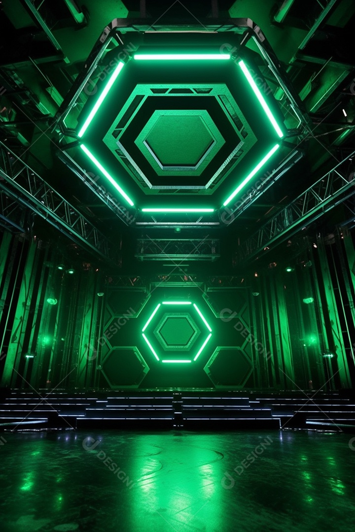 Cenário fundo futurista