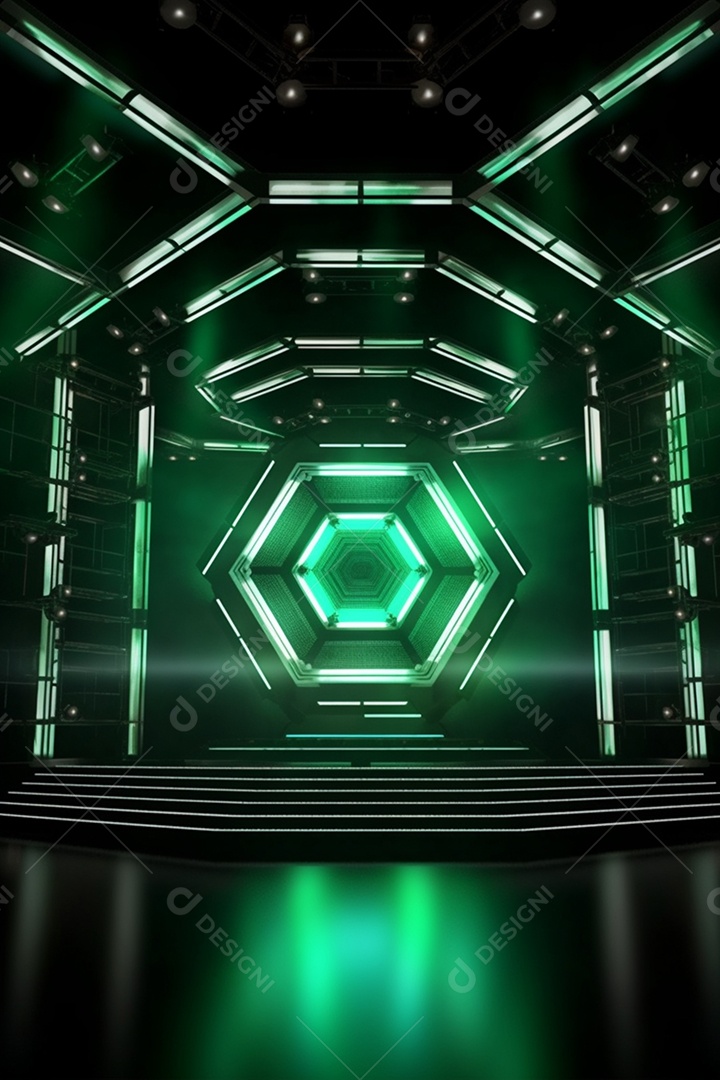 Cenário fundo futurista