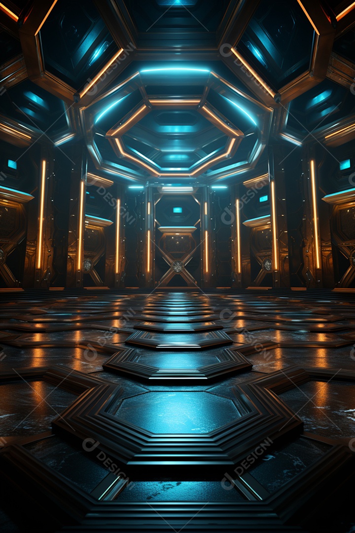 Cenário fundo futurista