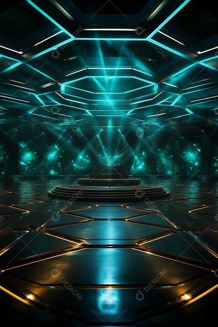 Cenário fundo futurista