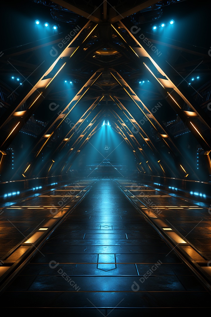 Cenário fundo futurista