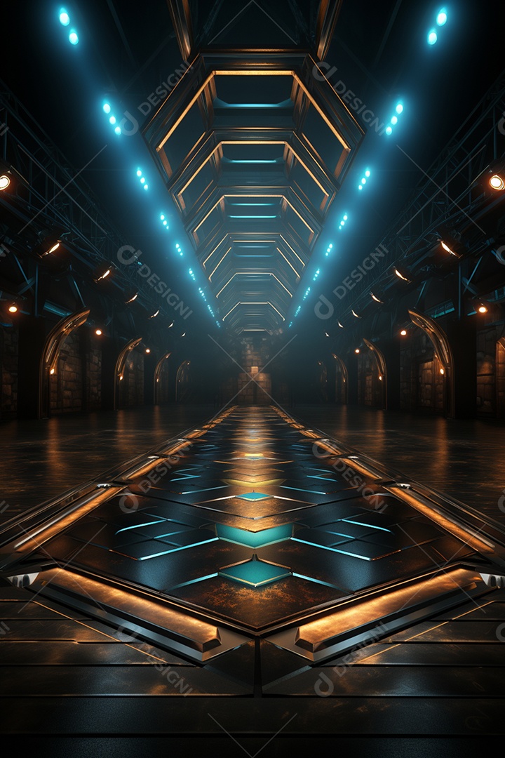 Cenário fundo futurista