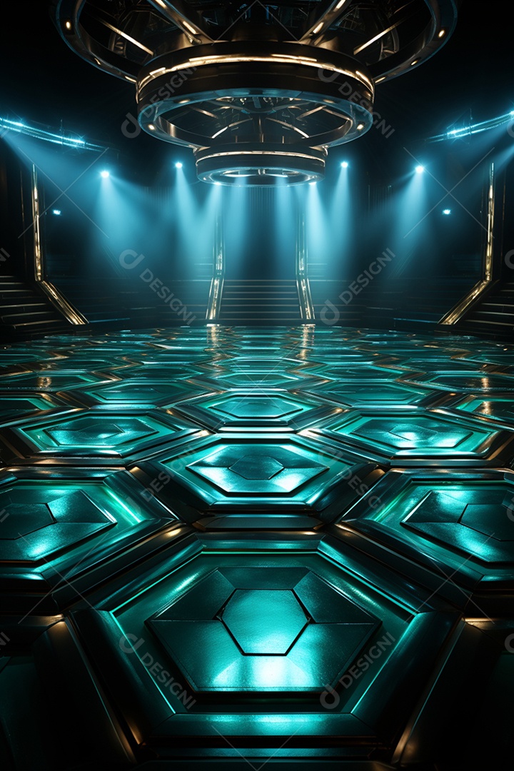 Cenário fundo futurista