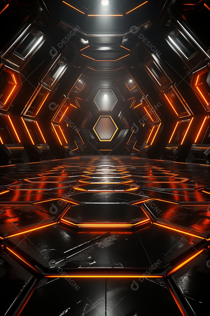 Cenário fundo futurista