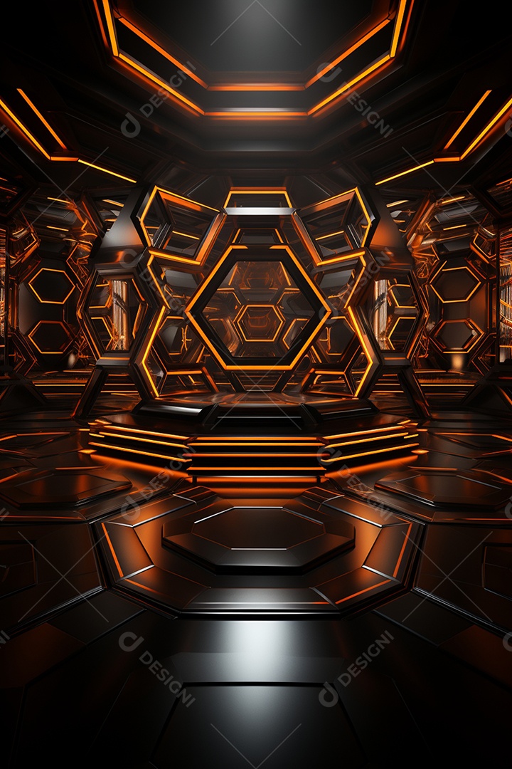 Cenário fundo futurista