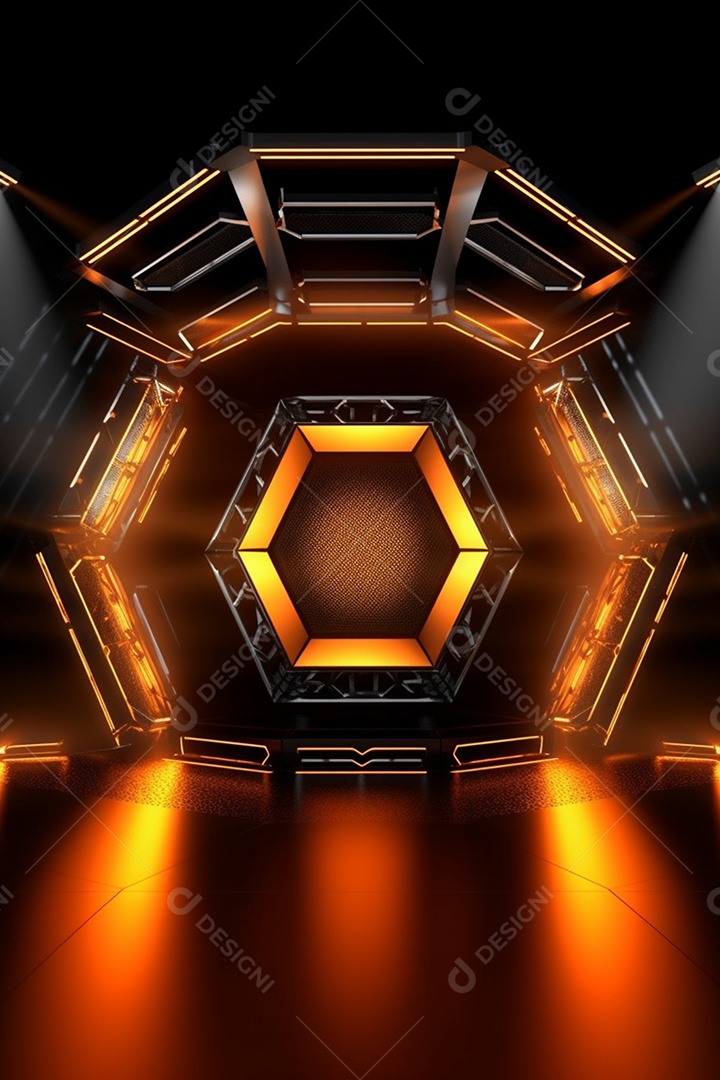 Cenário fundo futurista