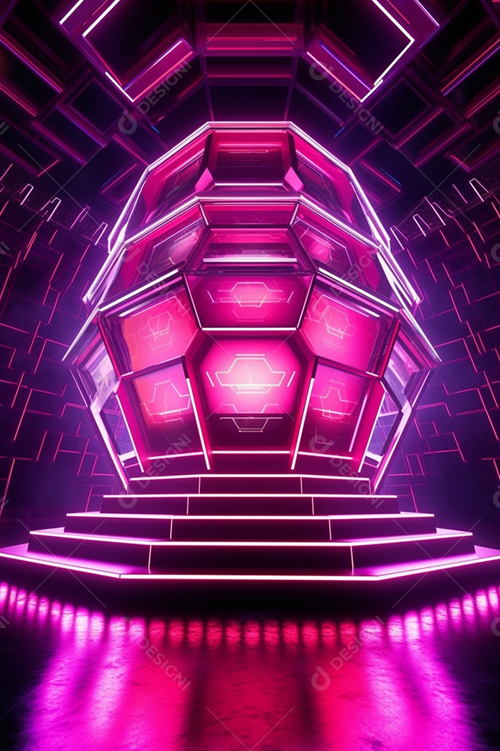 Cenário fundo futurista