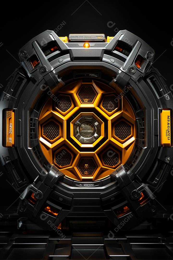 Podium cenário futurista