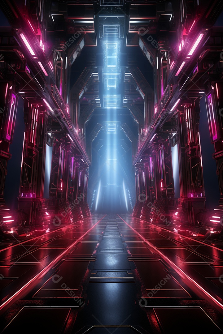 Cenário fundo futurista