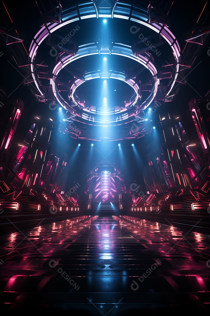 Cenário fundo futurista