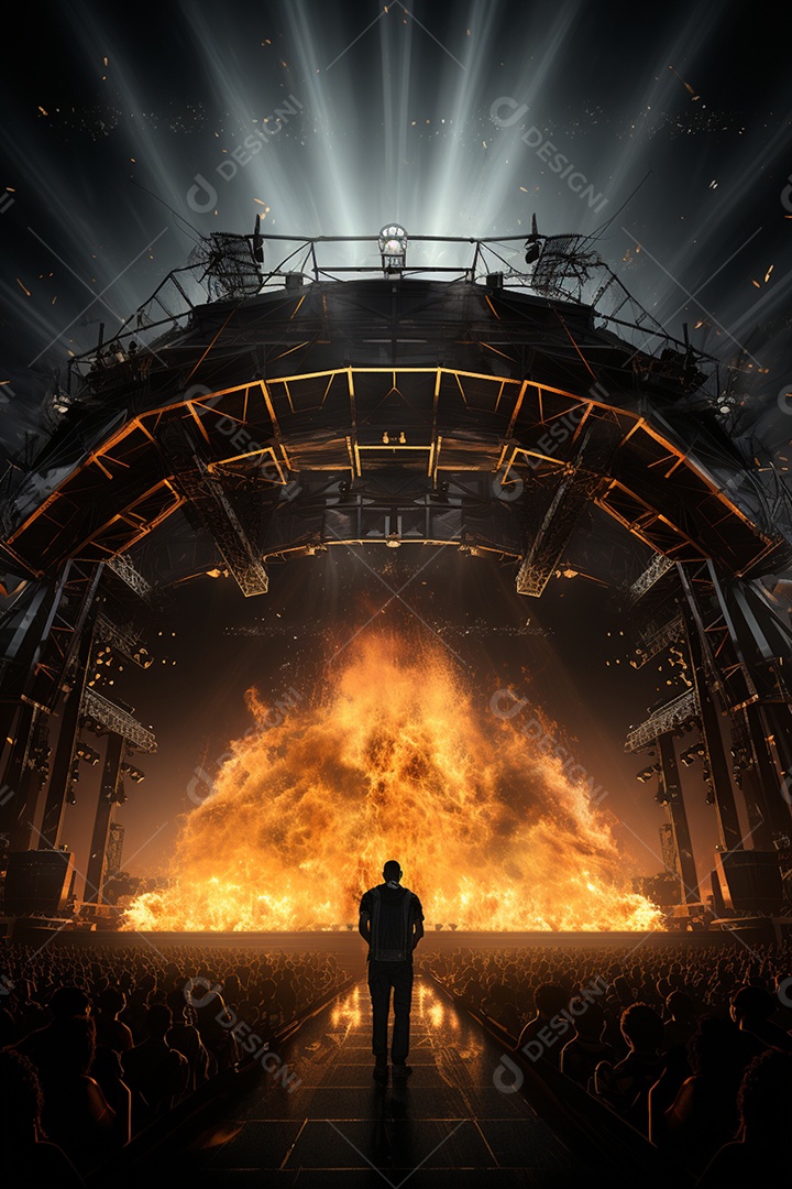 Cenário fundo futurista