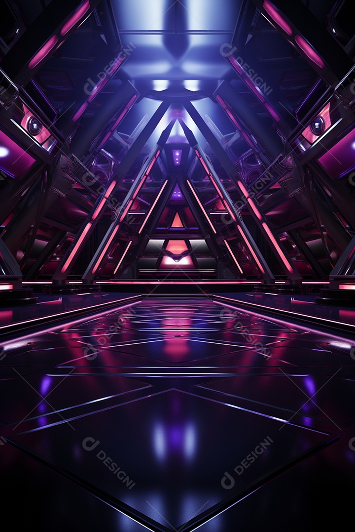 Cenário fundo futurista