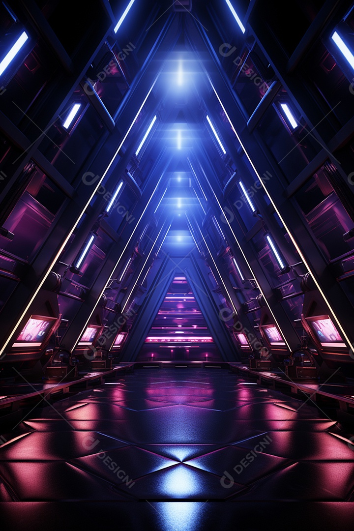 Cenário fundo futurista