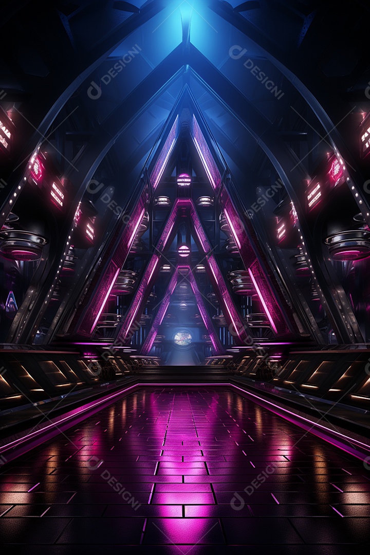 Cenário fundo futurista