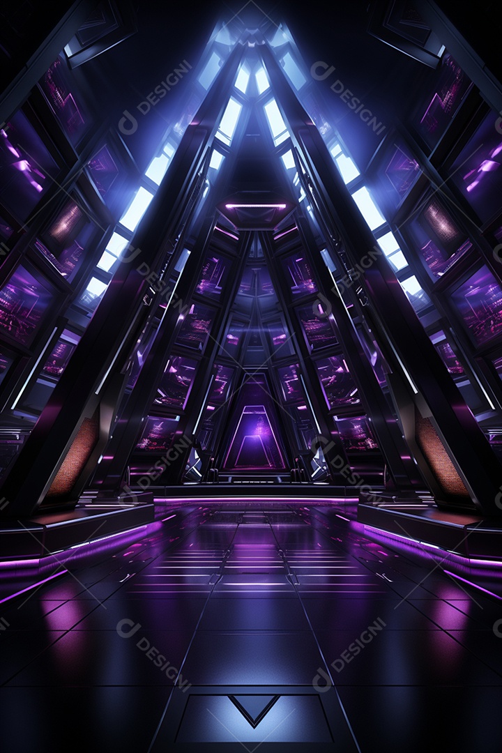 Cenário fundo futurista