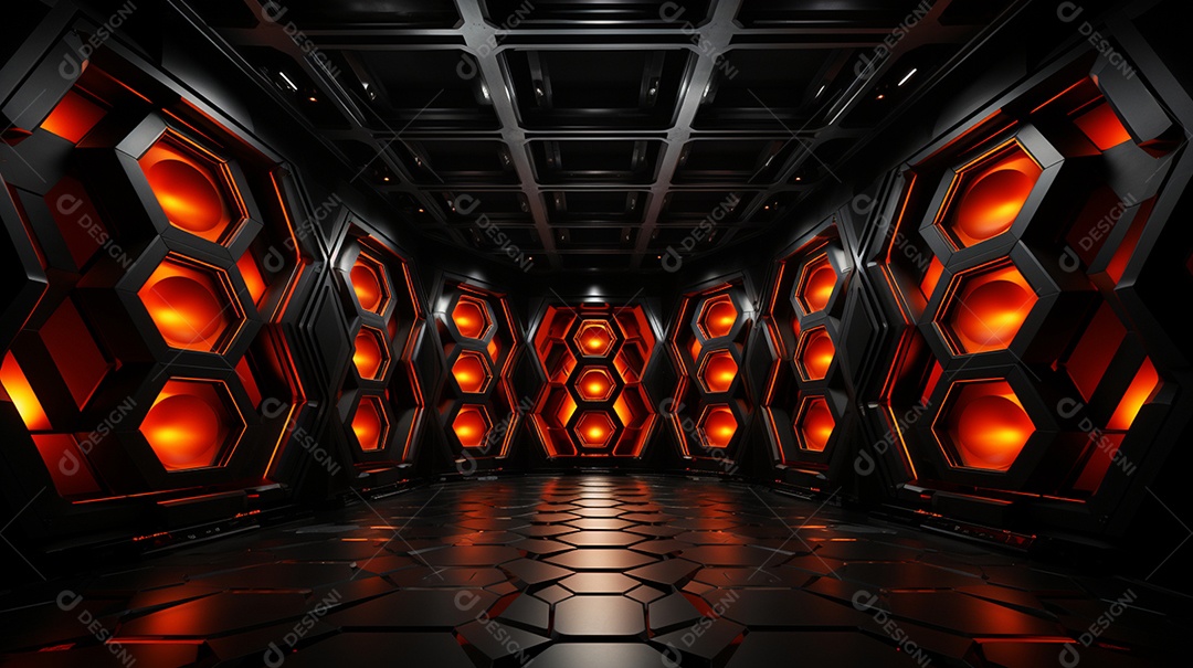 Cenário fundo futurista