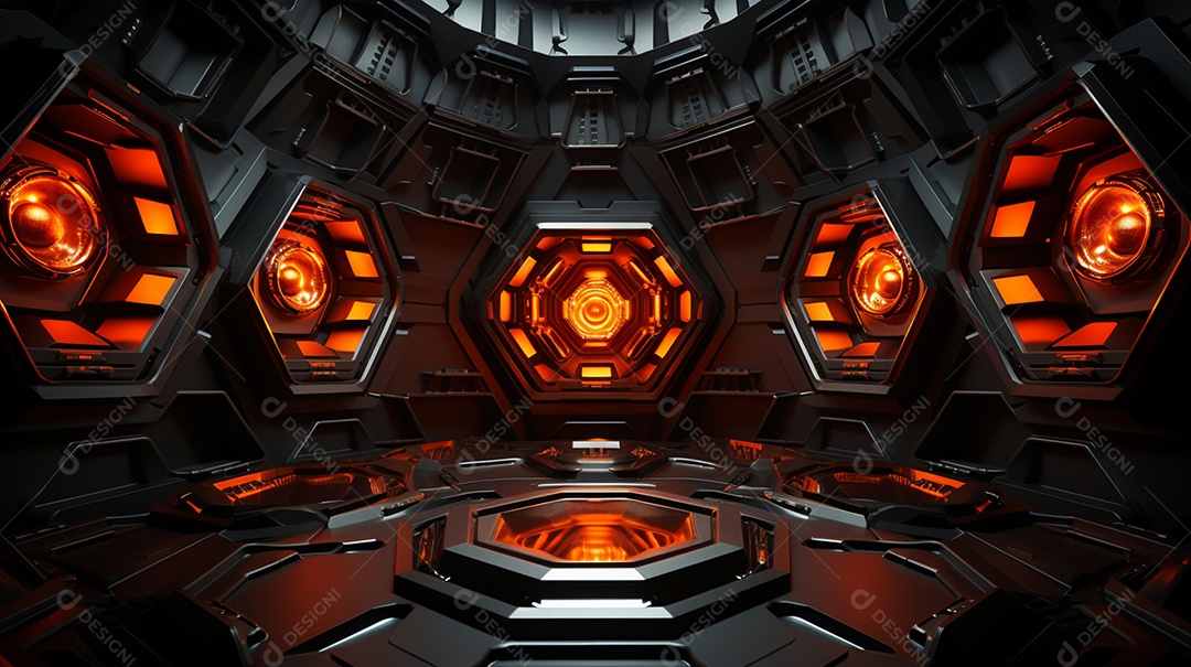 Cenário fundo futurista